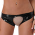 Wet look  Crotchless Glossy Panties